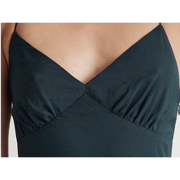 MADEWELL NWOT The Layton Midi Slip Dress Black Maxi - Picture 5 of 6